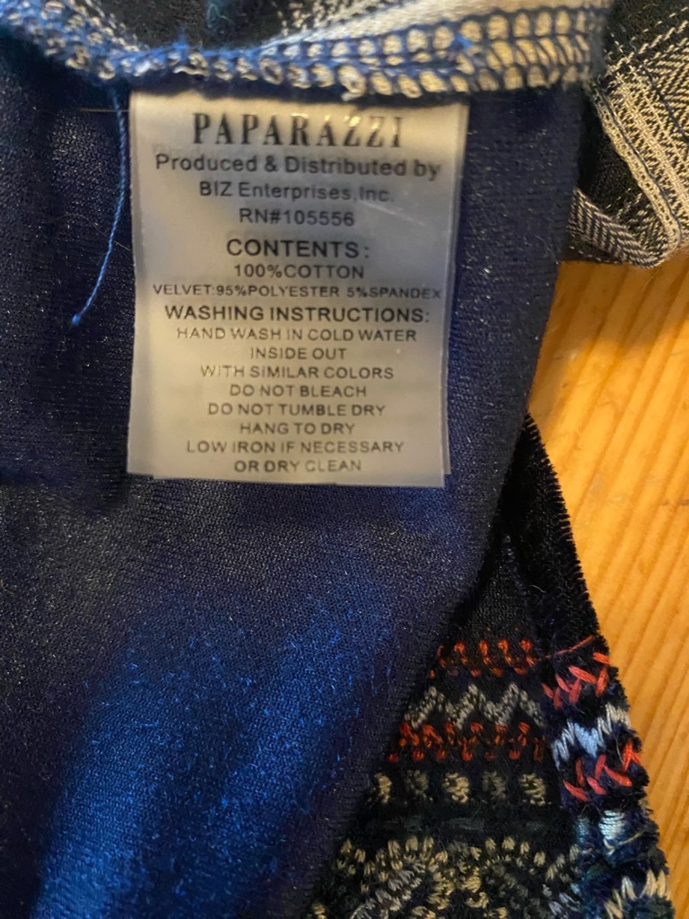 Paparazzi Boho Southwest Embroidered Button Down Cotton Plaid Shirt Size Medium - Picture 9 of 9